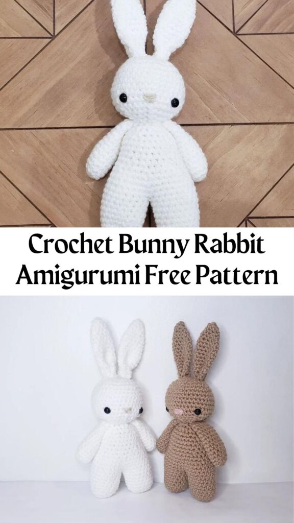 Crochet Bunny Rabbit Amigurumi Free Pattern