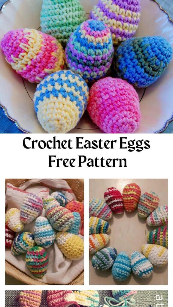 Crocheted Easter Eggs Pattern