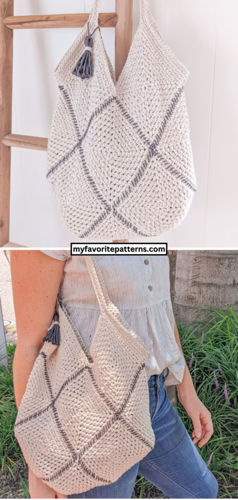 Easy Free Crochet Granny Square Bag Pattern