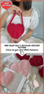 Free Heart Bag & Keychain Crochet Pattern