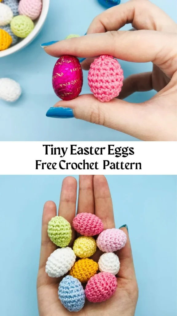 Free Tiny Easter Eggs Crochet Pattern
