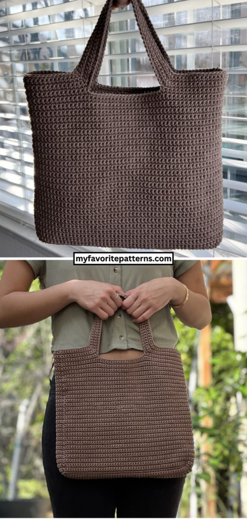 Simple Crochet Tote Bag Pattern