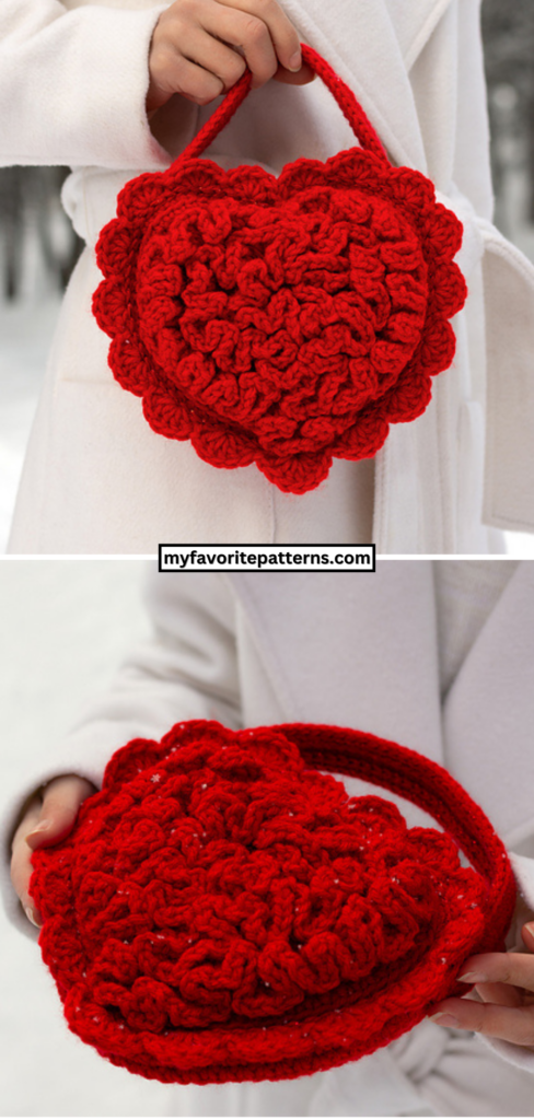 Sweetheart Crochet Clutch Pattern