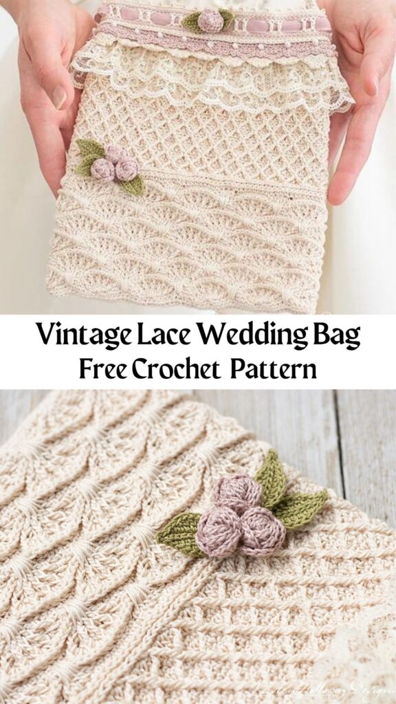 Crochet Vintage Lace Wedding Bag