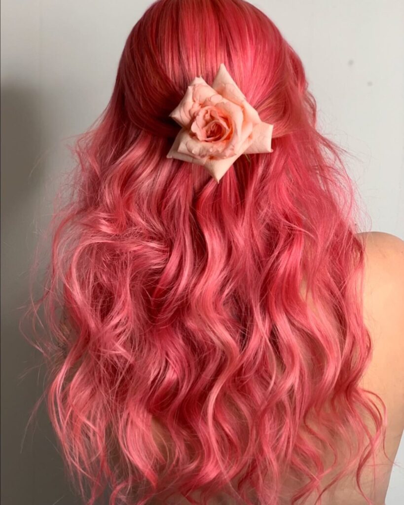 Pastel Pink Valentine’s Day Hairstyles