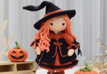 BEATRIX The Little Witch Crochet Doll Pattern BEATRIX The Little Witch Crochet Doll Pattern