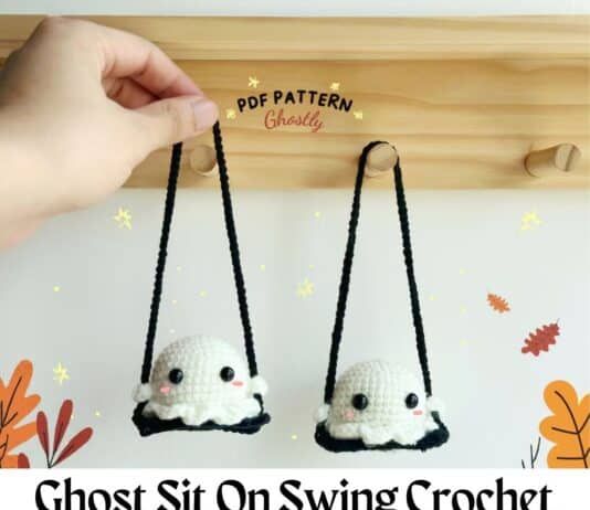 Ghost Sit On Swing Crochet Pattern Ghost Sit On Swing Crochet Pattern