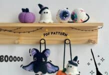 Halloween Crochet Car Hanging Patterns Halloween Crochet Car Hanging Patterns