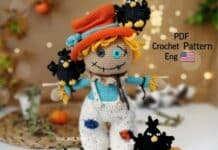 Halloween crochet toy cute Scarecrow Halloween crochet toy cute Scarecrow