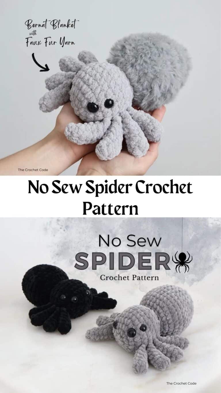 No Sew Spider Crochet Pattern