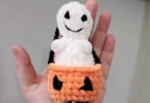 Popping Boo Basket Halloween Crochet Pattern Popping Boo Basket Halloween Crochet Pattern