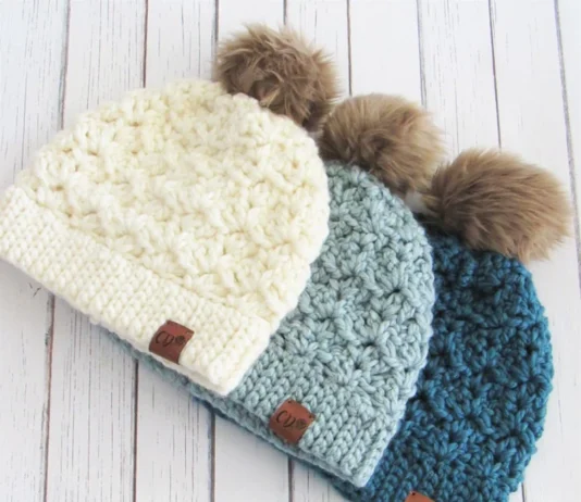 1-Hour Crochet Beanie Pattern 1-Hour Crochet Beanie Pattern