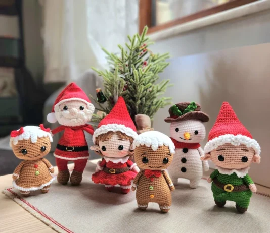 4 Christmas Crochet Patterns in One Bundle Christmas Crochet Patterns Bundle