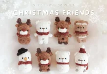 7 No-Sew Christmas Amigurumi Patterns 7 No-Sew Christmas Amigurumi Patterns