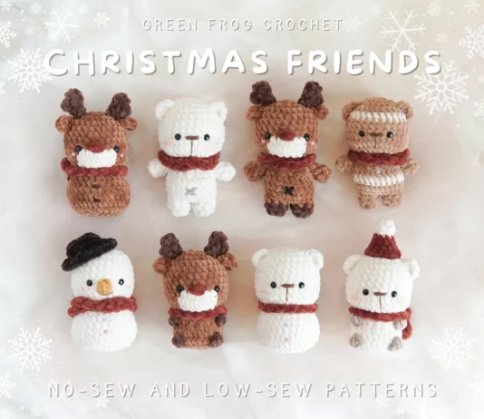 7 No-Sew Christmas Amigurumi Patterns 7 No-Sew Christmas Amigurumi Patterns