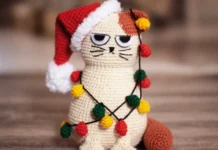 Christmas Cat Tree Crochet Pattern PDF Christmas Cat Tree Crochet Pattern PDF