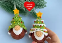 Christmas Gnome Ornament Crochet Pattern Christmas Gnome Ornament Crochet Pattern