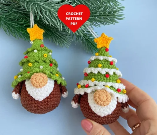 Christmas Gnome Ornament Crochet Pattern Christmas Gnome Ornament Crochet Pattern