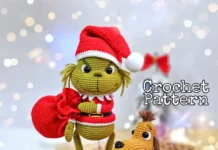 Christmas Green Villain & Dog Crochet Pattern Christmas Green Villain & Dog Crochet Pattern