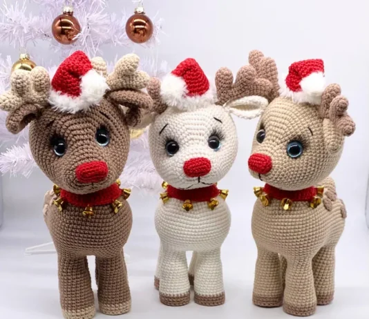 Christmas Reindeer Crochet Pattern PDF Christmas Reindeer Crochet Pattern PDF