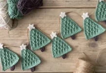 Christmas Tree Decoration and Garland Crochet Pattern Christmas Tree Decoration and Garland Crochet Pattern