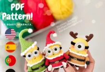 Christmas Yellow Buddies Crochet Pattern Christmas Yellow Buddies Crochet Pattern