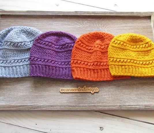 Crochet Beanie Pattern – 4 Sizes for All Ages Crochet Beanie Pattern – 4 Sizes for All Ages