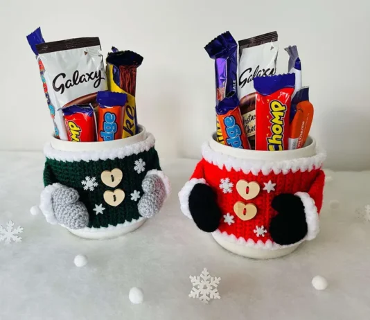 Crochet Christmas Mug Jumper Pattern Crochet Christmas Mug Jumper Pattern