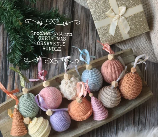 11 Crochet Christmas Ornaments Patterns Bundle Crochet Christmas Ornaments Pattern