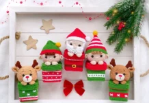 Crochet Pattern Christmas Ornaments Gift Boxes Crochet Pattern Christmas Ornaments