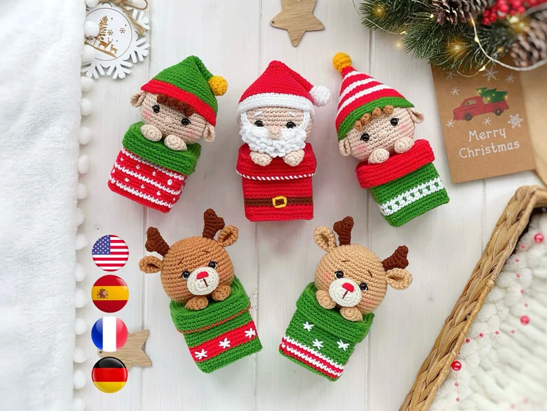 Crochet Pattern Christmas Ornaments
