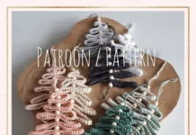 Crochet Pattern Christmas Tree Ornament Crochet Pattern Christmas Tree Ornament