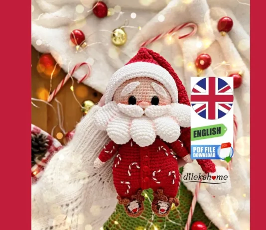 Crochet Pattern Santa Claus Amigurumi Pdf Crochet Pattern Santa Claus Amigurumi
