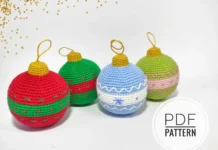 Easy Crochet Christmas Ornaments Pattern Easy Crochet Christmas Ornaments Pattern