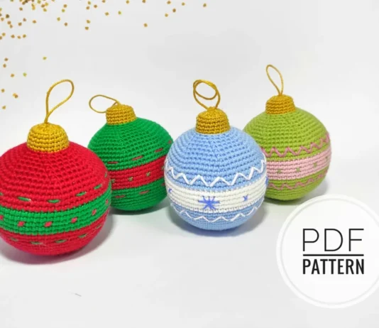 Easy Crochet Christmas Ornaments Pattern Easy Crochet Christmas Ornaments Pattern