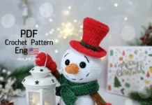 Easy Crochet Christmas Snowman Pattern Easy Crochet Christmas Snowman Pattern