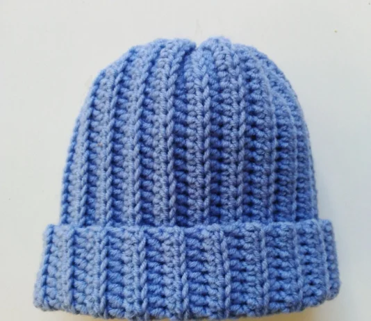 Easy Crochet Ribbed Hat Pattern for All Ages Easy Crochet Ribbed Hat Pattern for All Ages
