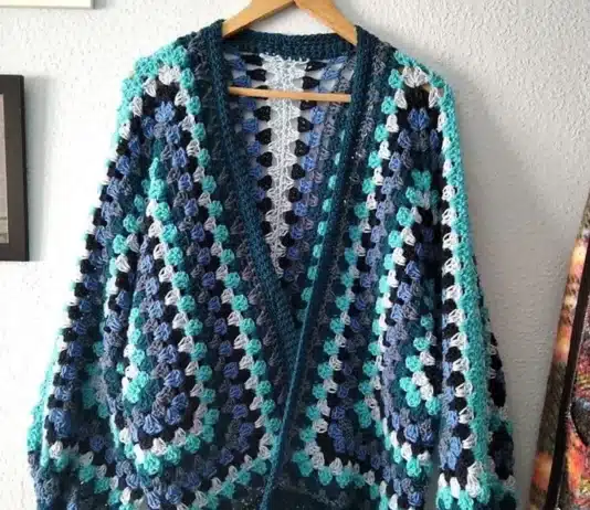 Granny Hexagon Cardigan Crochet Pattern Granny Hexagon Cardigan Crochet Pattern