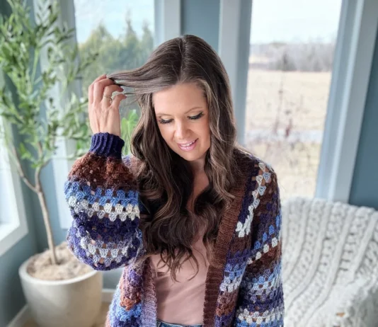 Granny Pop Cardigan Crochet Pattern PDF Granny Pop Cardigan Crochet Pattern PDF