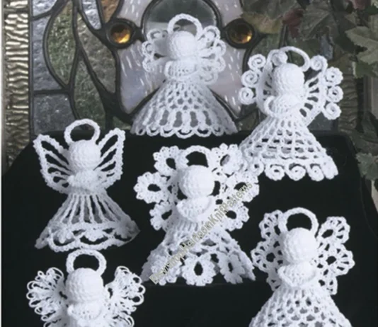 6 Little Angels Vintage Crochet Pattern Little Angels vintage crochet pattern