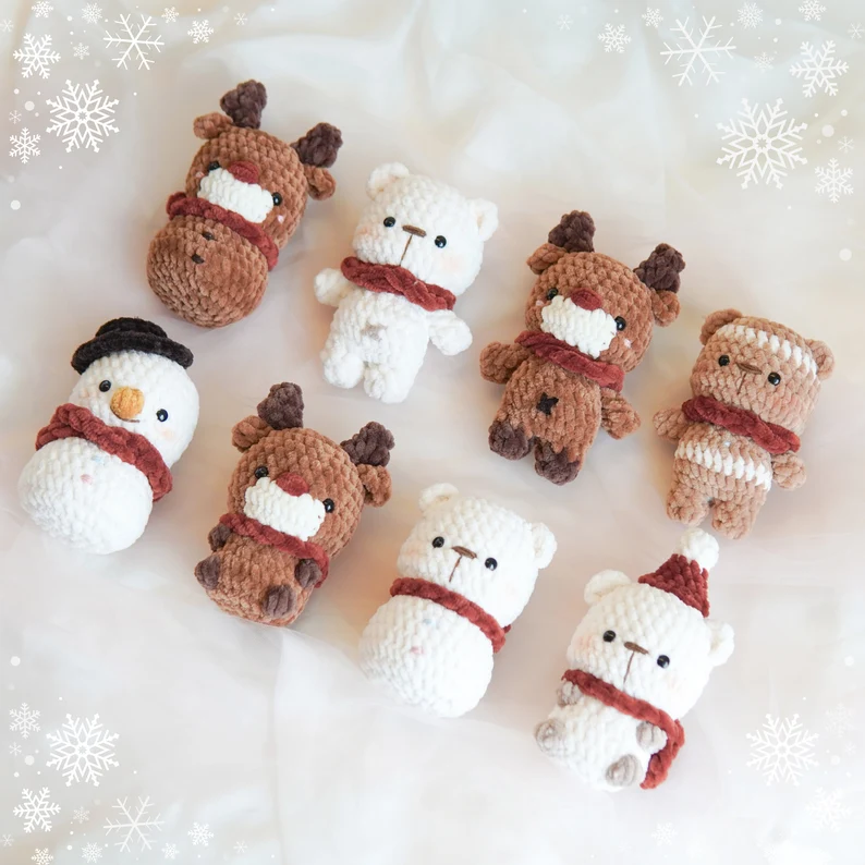 7 No-Sew Christmas Amigurumi Patterns