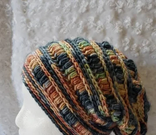 Puffy Ridges Slouchy Crochet Hat Pattern Puffy Ridges Slouchy Crochet Hat Pattern