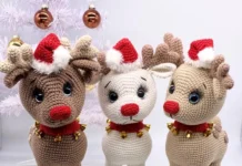 Reindeer Christmas Deer Amigurumi Crochet Pattern Reindeer Amigurumi Crochet Pattern