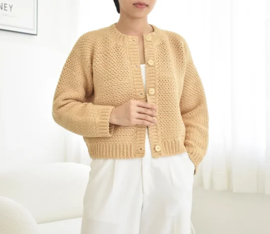 Round Neck Crochet Cardigan Pattern Round Neck Crochet Cardigan Pattern