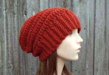 Slouchy Beanie Crochet Pattern Slouchy Beanie Crochet Pattern
