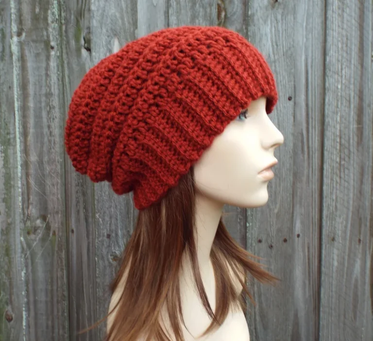 Slouchy Beanie Crochet Pattern