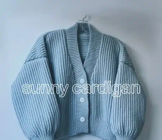 Sunny Cardigan Crochet Pattern PDF Sunny Cardigan Crochet Pattern PDF
