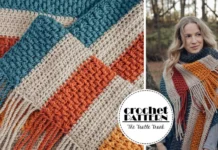 Bonfire Scarf Crochet Pattern PDF Bonfire Scarf Crochet Pattern PDF