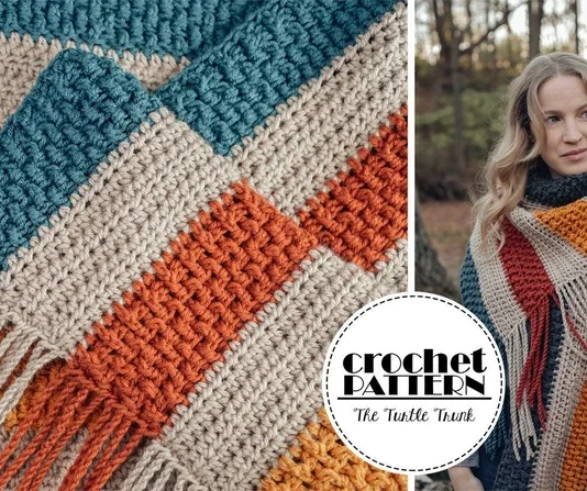 Bonfire Scarf Crochet Pattern PDF Bonfire Scarf Crochet Pattern PDF