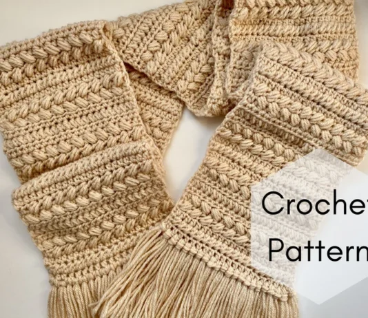 Brioche Bun Scarf Crochet Pattern Brioche Bun Scarf Crochet Pattern